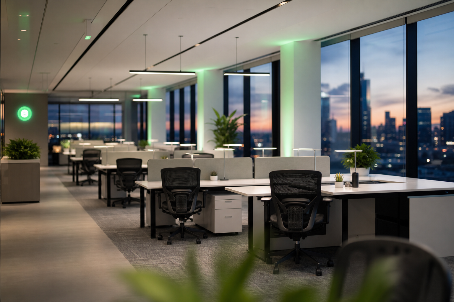 Open space moderne parfaitement entretenu par CleanOffice